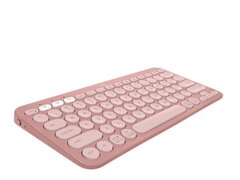 Tastatura Bluetooth Logitech Pebble Keys 2 K380S Roz Multi-Device, QWERTY US